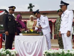 Upacara HUT-RI ke-81 Dilapangan Lambu Kibang Tubaba Berjalan Lancar