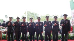 Kasdam XXI/RI Hadiri Penurunan Bendera HUT ke-81 RI di Provinsi Lampung