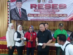 Anggota DPRD Provinsi Lampung Gelar Reses ke VI di Gisting Atas