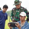 Tim Alfa TNI Terjun dari Udara Padamkan Bara Karhutla Way Kambas