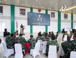 Kasrem 043/Gatam Hadiri Monitoring Tim Penyuluh Karhutla Kodam XXI/Radin Inten