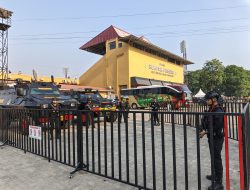 Brimob Lampung Terjunkan Tim Gegana Amankan Launching Bhayangkara Presisi Lampung FC
