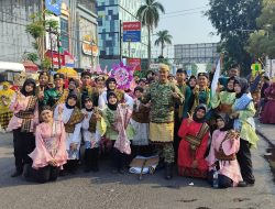 Kodim 0410/KBL Turut Meriahkan Karnaval Tapis Festival Krakatau XXXV Tahun 2026