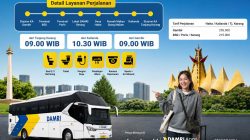 Mulai Besok, Rute DAMRI Kalianda-Jakarta Kembali Terhubung