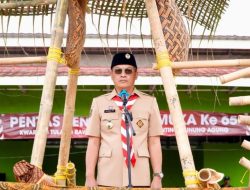 Bupati Tubaba Pimpin Apel Besar Hari Pramuka ke-65