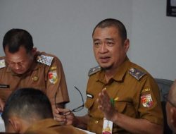 Asisten II Pimpin Persiapan Penyaluran Bantuan Beras Bulog di Tubaba