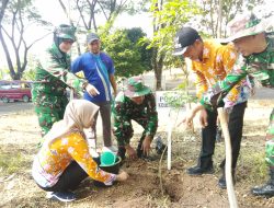 Kodim 0410/KBL Tanam Seribu Pohon di Taman Wisata Kehati
