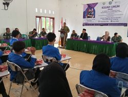 Tim Penyuluh Karhutla Mabes TNI Berikan Edukasi Pencegahan Karhutla kepada Mahasiswa STIS Darul Huda Mesuji