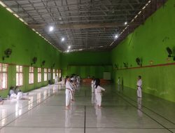 Dojo Karateka Zen-do Kota Agung Binaan Satgas Jalan Lurus Komitmen Terus Cetak Generasi Tangguh