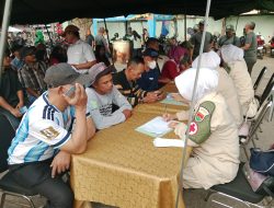 Sambut HUT ke-81 TNI, Kodim 0410/KBL Gelar Bakti Kesehatan Terpadu di Lapangan Saburai