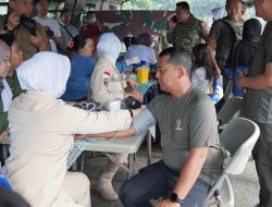 Semarak HUT ke-81 TNI, Kodam XXI/Radin Inten Gelar Baktikes di Lapangan Saburai