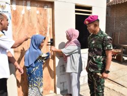Danyonif 9 Marinir Resmikan Bantuan Bedah Rumah Layak Dan Sehat