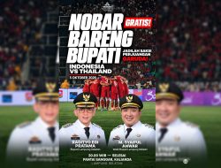 Yuk Nobar Indonesia vs Thailand Bareng Pemkab Lamsel