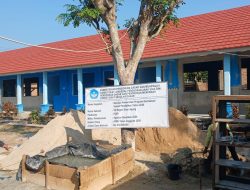 Proyek Revitalisasi SDN 1 Sinar Agung, Pugung Dimonopoli Kepsek Dan Abaikan K3 Pekerja