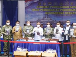Kasdam XXI/RI Hadiri Pemusnahan Cartridge Vape Narkoba