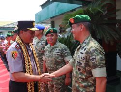 Danrem 043/Gatam dan Kapolda Lampung Perkuat Sinergi untuk Jaga Kondusivitas Wilayah