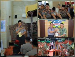 Kapolda Lampung Gelar Jumat Keliling dan Perkuat Sinergitas TNI-Polri di Makorem 043/Garuda Hitam