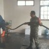 Babinsa Korpri Raya, Kodim 0410/KBL Berikan Bantuan Kepada Korban Kebakaran