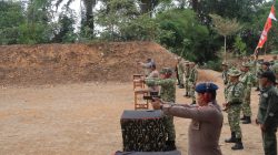 Kodim 0411/LT Geruduk Mako Batalyon B Pelopor Untuk Latihan Menembak Bersama