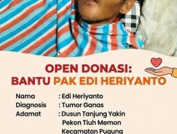 Penderita Tumor Ganas di Pugung Harapkan Bantuan Donasi Masyarakat